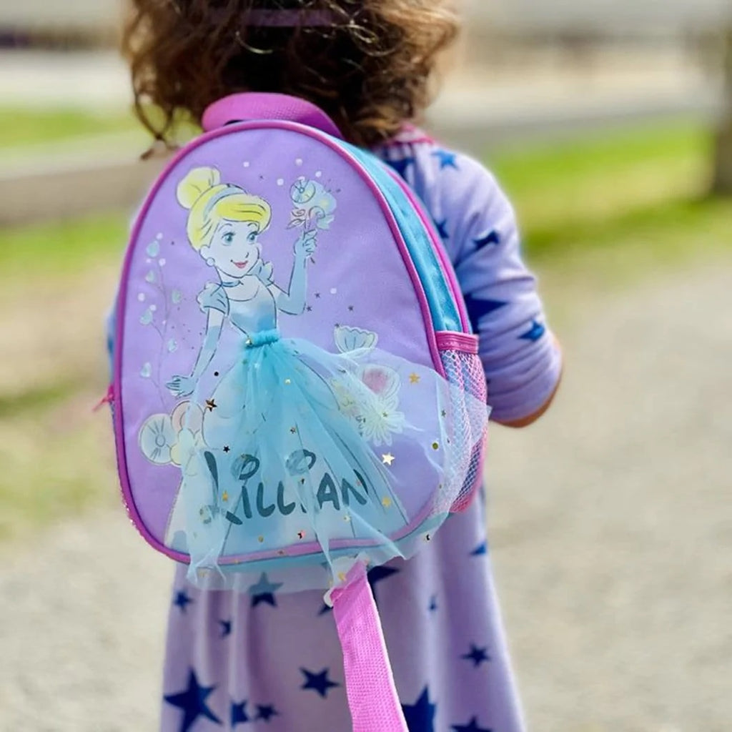 Disney Princess 5 Piece Backpack & Lunch Box Set, Pink