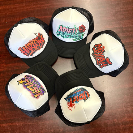 Personalized Graffiti Name Hat – Street Art Style Cap for Youth & Adults