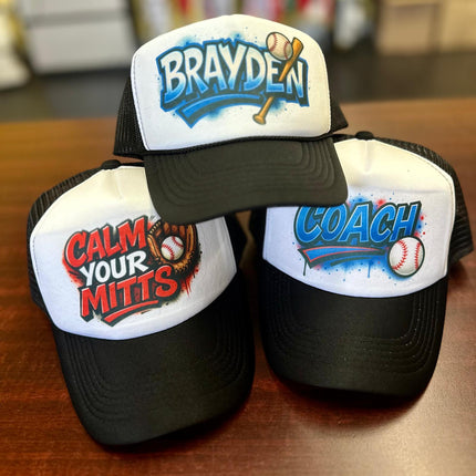 Personalized Graffiti Name Hat – Street Art Style Cap for Youth & Adults