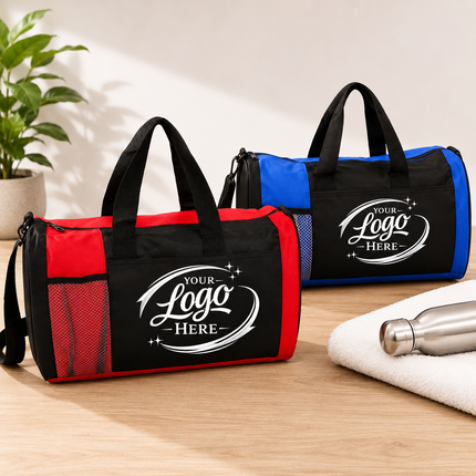 Custom Printed Logo or Text Duffel Bag | Model 6072