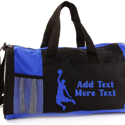 Personalized 18" Sports Duffel Bag - Choose Your Sport