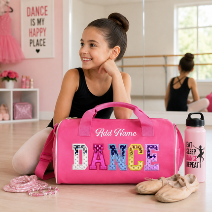 Personalized Embroidered Dance Duffel Bag