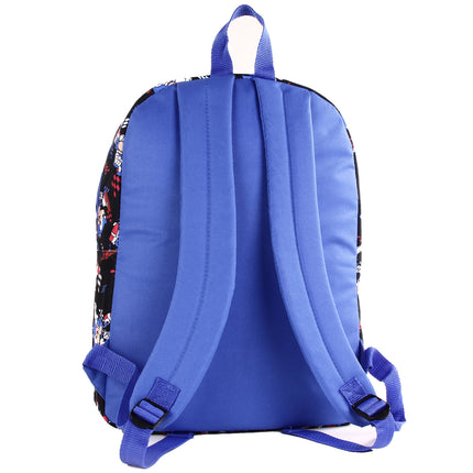 Personalized Sonic Backpack for Kids | Custom Name Embroidered Bookbag (16 Inch)