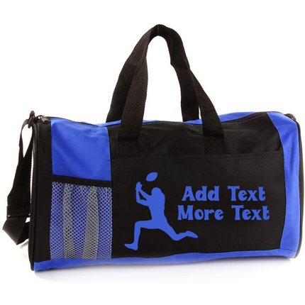 Personalized 18" Sports Duffel Bag - Choose Your Sport