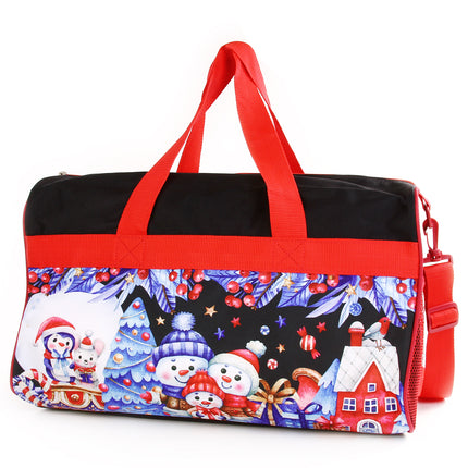 Personalized Kid's Travel Duffel Bag - Christmas Holiday