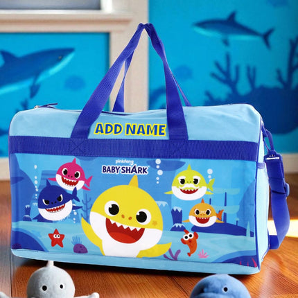 Personalized Kid's Travel Duffel Bag - Baby Shark