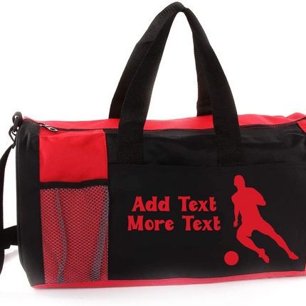 Personalized 18" Sports Duffel Bag - Choose Your Sport