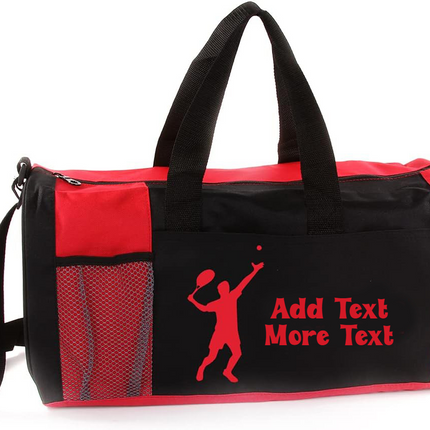 Personalized 18" Sports Duffel Bag - Choose Your Sport