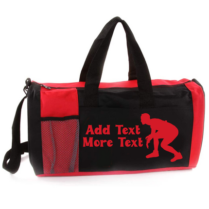 Personalized 18" Sports Duffel Bag - Choose Your Sport