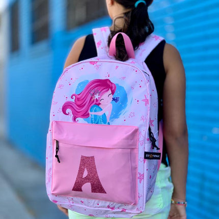 Personalized School Backpack - Mermaid