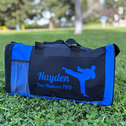 Personalized 18" Sports Duffel Bag - Choose Your Sport