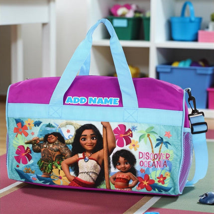 Personalized Kid's Travel Duffel Bag - Moana