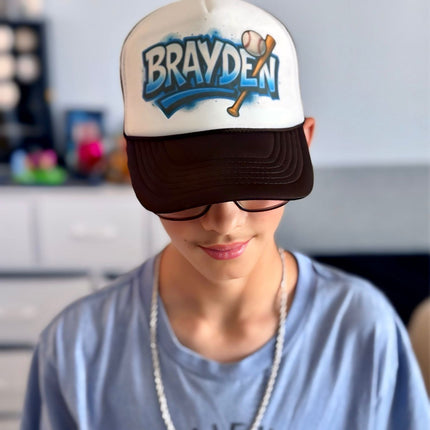 Personalized Graffiti Name Hat – Street Art Style Cap for Youth & Adults
