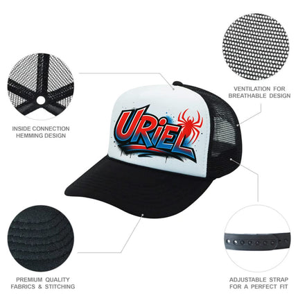Personalized Graffiti Name Hat – Street Art Style Cap for Youth & Adults