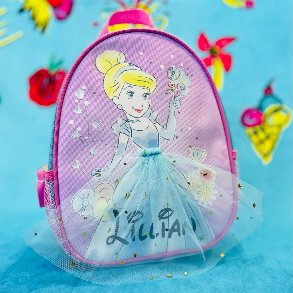 cinderella mini backpack 1999 Personalized Cinderella 10 Inch Mini Backpack with Harness – Kishkesh