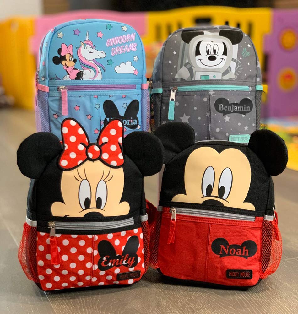 Personalized Mickey Mouse 10 Inch Mini Backpack with Harness Personalized Mickey Mouse 10 Inch Mini Backpack with Harness