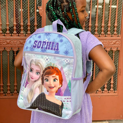 Personalized 16 Inch School Backpack - Frozen