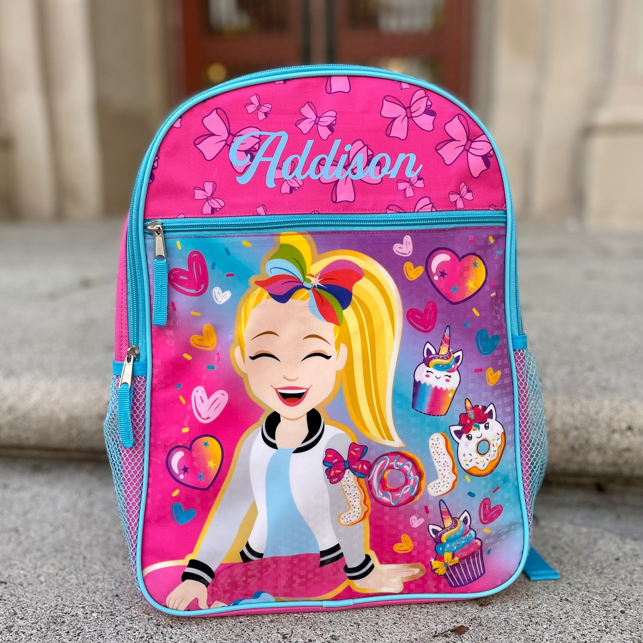 jojo siwa mini backpack KishKesh Personalization Personalized 16 Inch License School Backpack