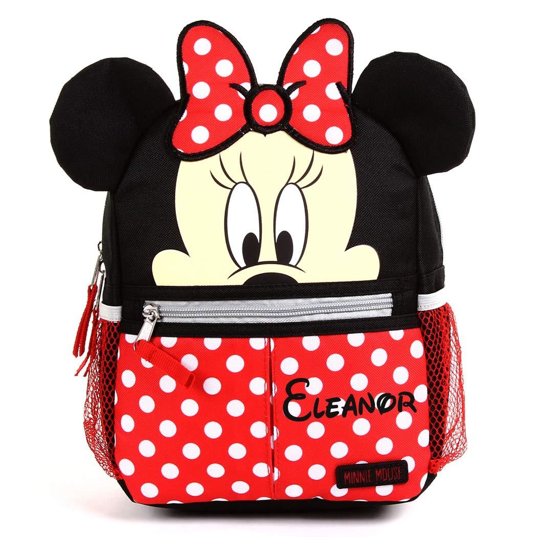 Personalized Minnie Mouse 10 Inch Mini Backpack with Harness