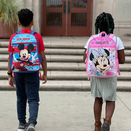 Personalized 16 Inch School Backpack - Minnie Mouse