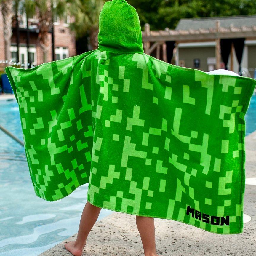 Minecraft hooded towel clearance