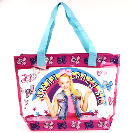 Jojo Siwa PVC Clear Beach Bag