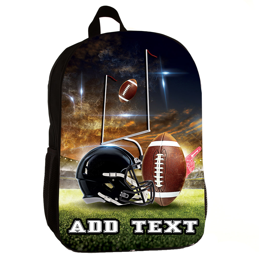 boys football helmet bag Personalized Backpacks, Lunch Bags, Duffel Bags, or Water Bottles with – Kishkesh