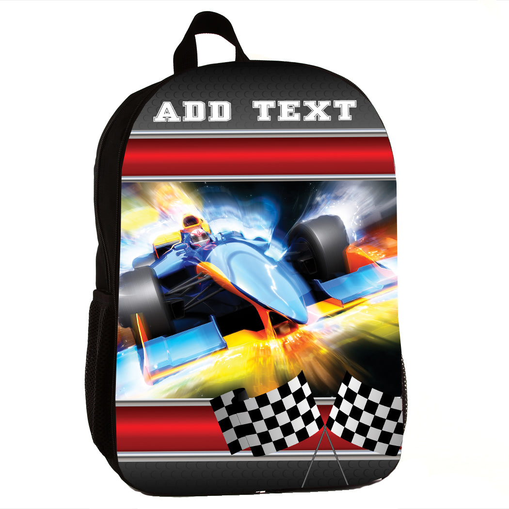 Ford Racing Backpack Personalized Full Color Backpacks / Lunch Bag / Duffel Bag - F1 Racing ...