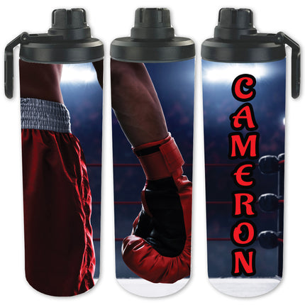 Personalized Full Color Sport Duffel Bag W/ Optional Water Bottle - Boxing Ring