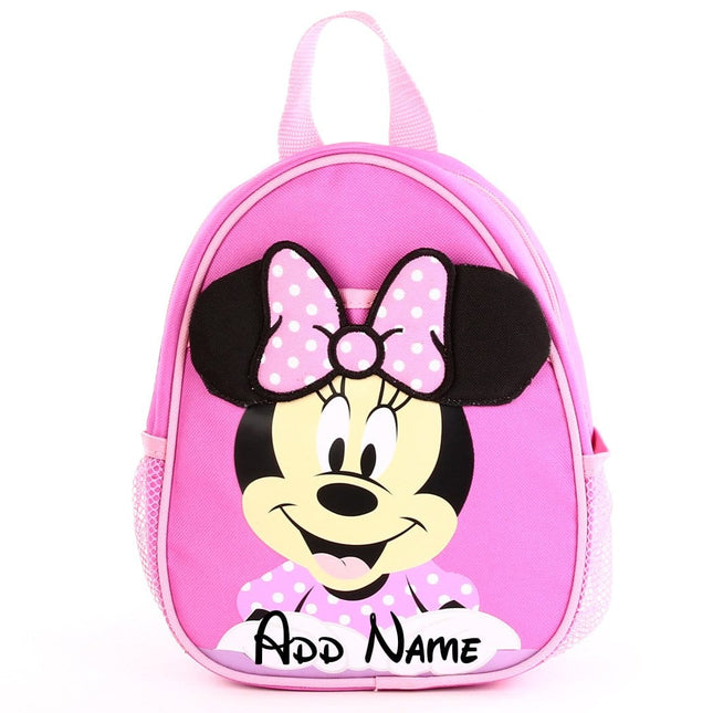 Personalized Minnie Mouse 10 Inch Mini Backpack with Harness – Kishkesh