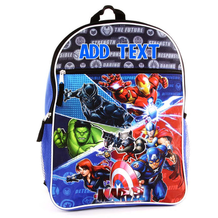 Personalized 16 Inch School Backpack - Marvel Heroes