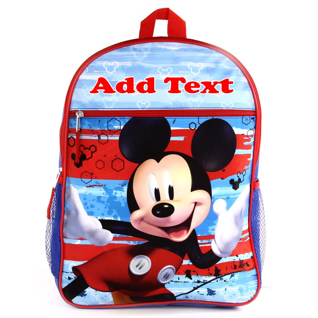 nike backpack mickey mouse Personalized 16 Inch School Backpack