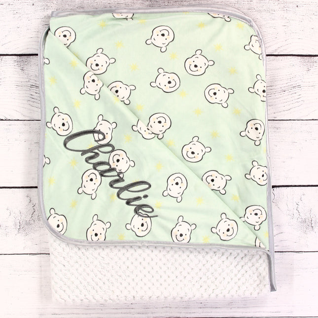 Personalized Disney Baby Blanket - Winnie The Pooh