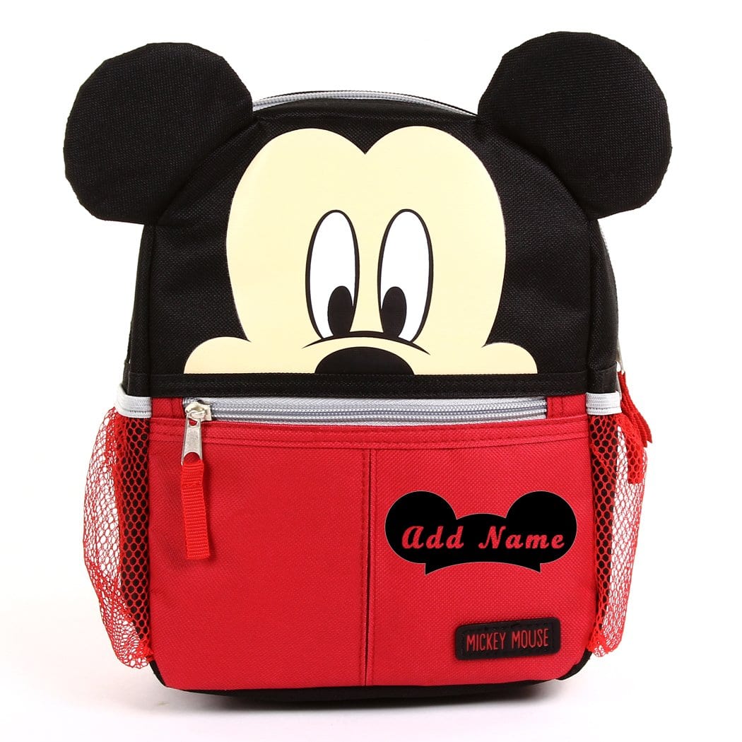 Personalized Mickey Mouse 10 Inch Mini Backpack with Harness – Kishkesh