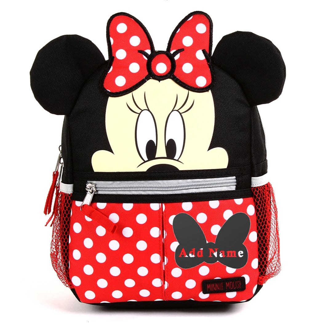 Personalized Minnie Mouse 14 Inch Mini Backpack with 3D Ears – Kishkesh