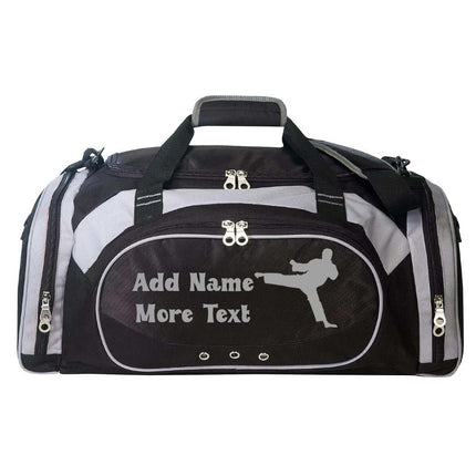 Personalized Deluxe Sports Duffel Bag for Kids and Adults - Martial Arts Male