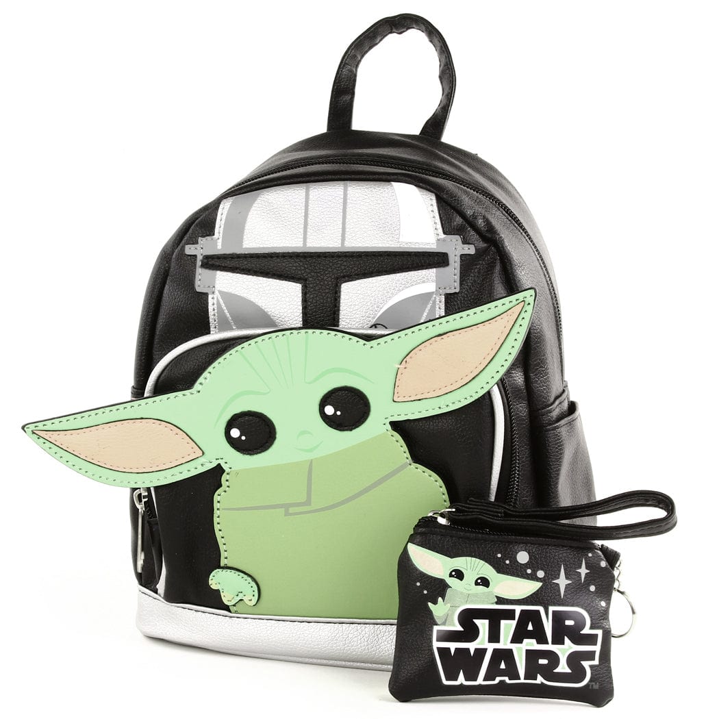 detachable mini backpack Star Wars Mandalorian The Child Women's PU Mini Backpack with Detachab – Kishkesh