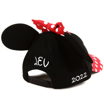 Personalized Kids or Adults Baseball Cap with 3D Ears - Minnie