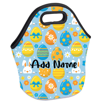 Personalized Neoprene Full Color Zippered Tote Bag - Easter