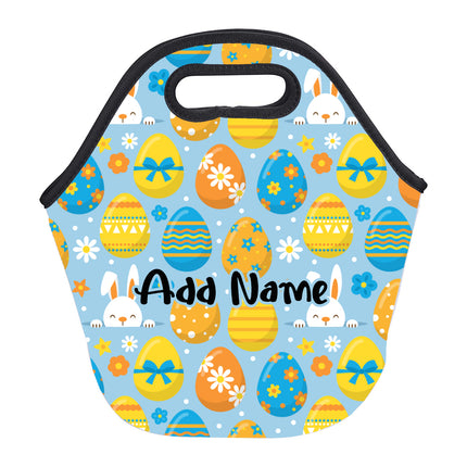 Personalized Neoprene Full Color Zippered Tote Bag - Easter