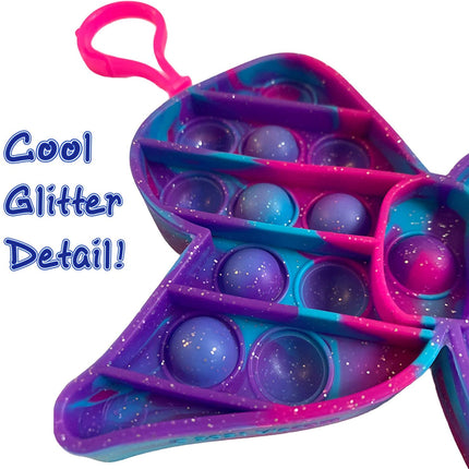 2-Pack Popper Fidget Keychain - Jojo Siwa