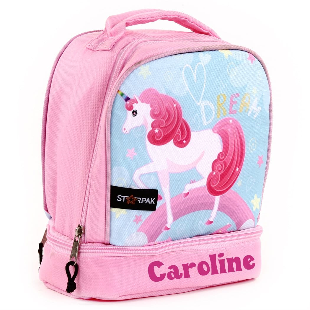 Unicorns Personalized Large Kids School Backpack with Side Pockets +  Reviews