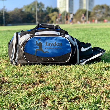 Personalized Deluxe Sports Duffel Bag for Kids and Adults - Martial Arts Male