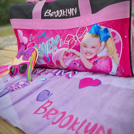 Personalized Kid's Travel Duffel Bag - Jojo Siwa