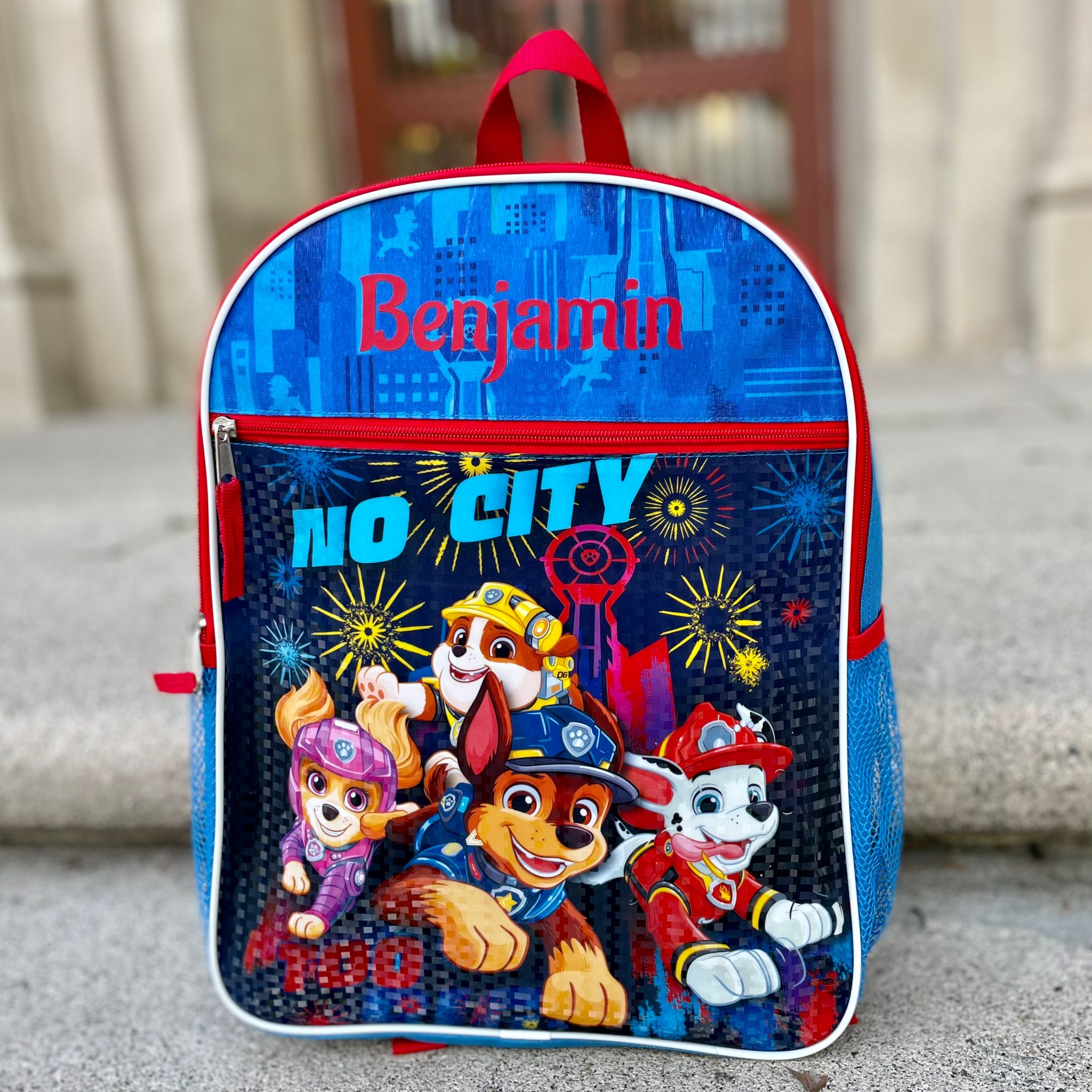 Personalized Paw Patrol 16 Inches Large Backpack With Lunch 