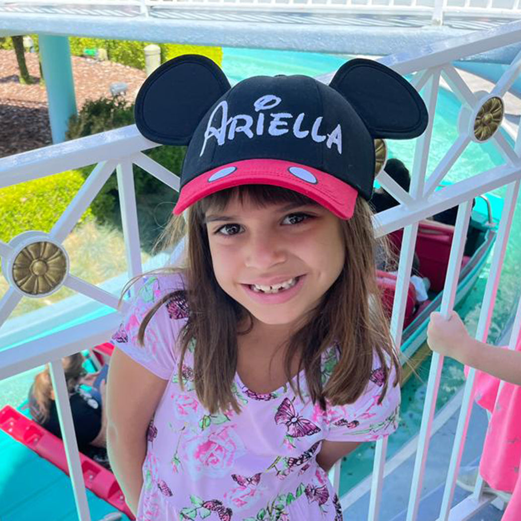 Personalized Kids or Adults Baseball Cap with 3D Ears Mickey