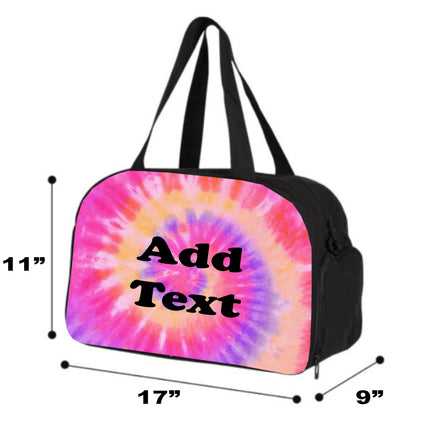 Personalized Tie Dye Backpacks / Lunch Bag / Duffel Bag / Bottle