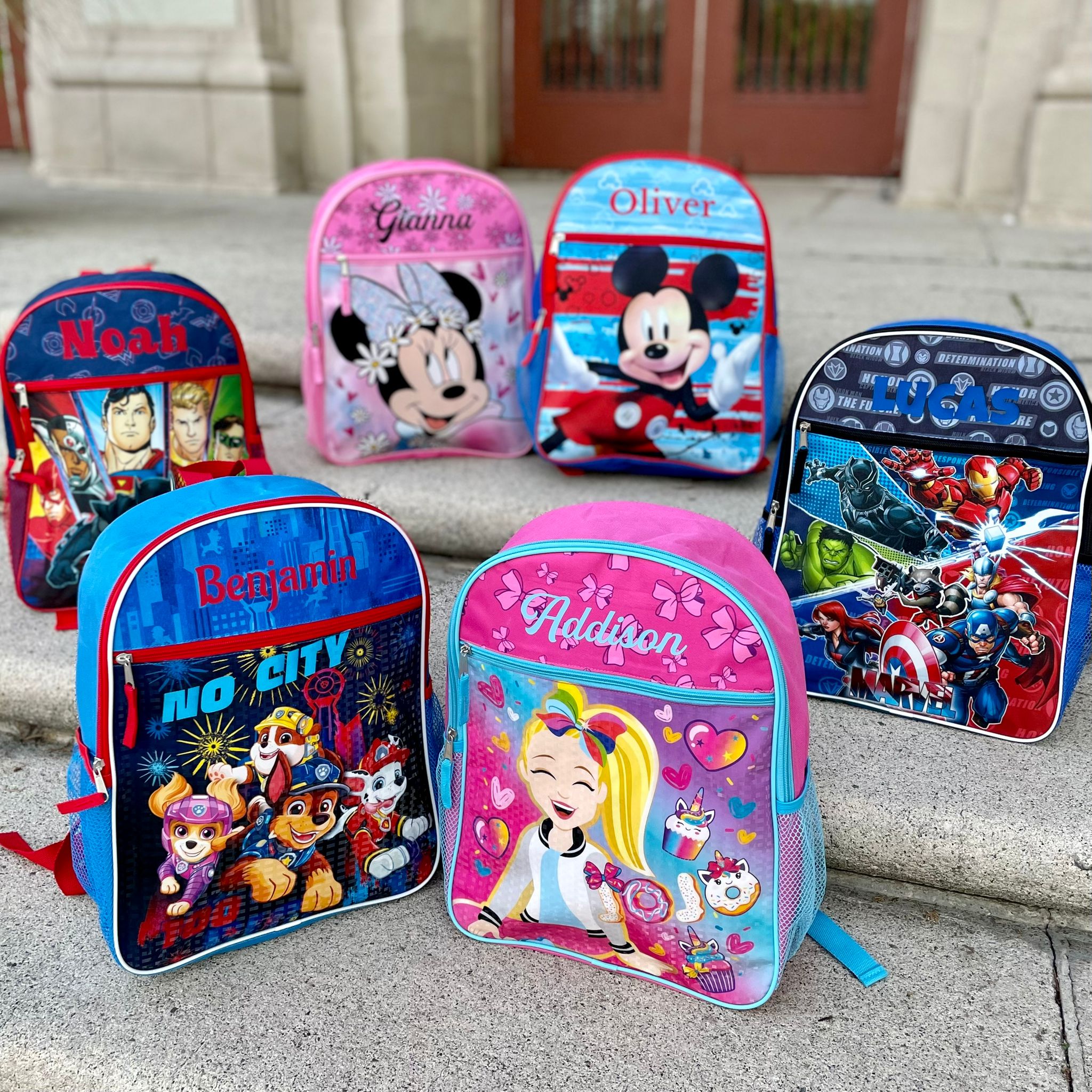 Personalized Mickey Mouse 10 Inch Mini Backpack with Harness – Kishkesh