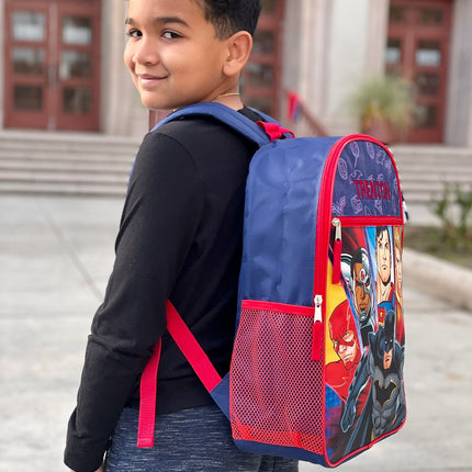 Personalized 16 Inch School Backpack - Justice League