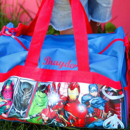 Personalized Kid's Travel Duffel Bag - Avengers